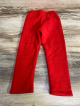 Cat & Jack Fleece Lined Legging Red sz 3T