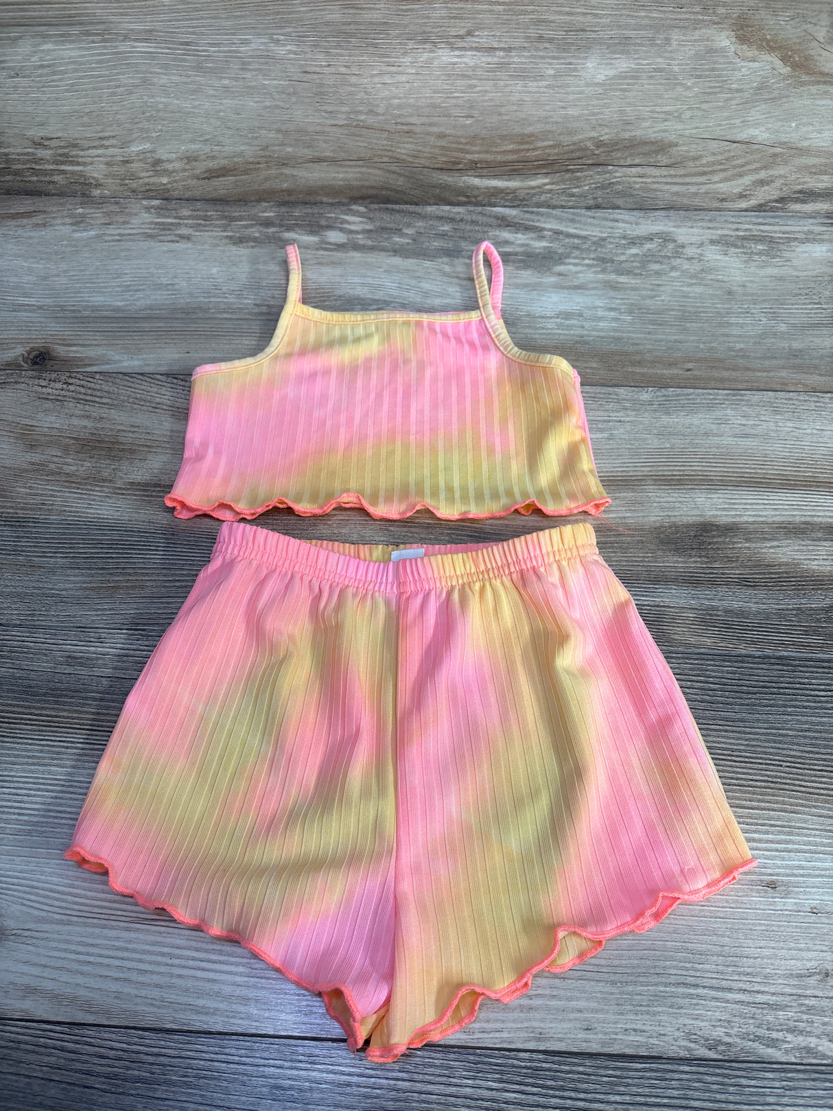 Shein 2pc Tank Top & Shorts Set Pink sz 18-24m