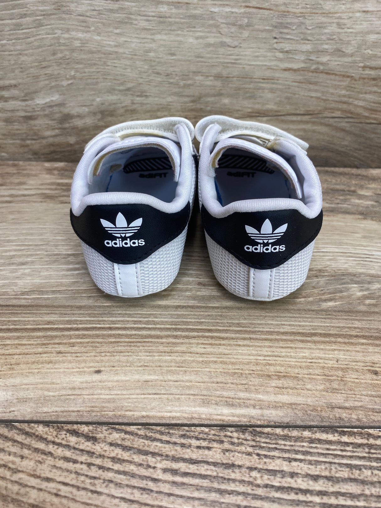 Adidas Superstar Baby Crib Shoes White Sz 3c