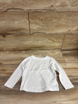 Old Navy Waffle Knit Shirt White sz 2T