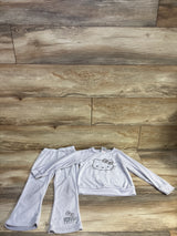 Hello Kitty 2pc Velour Pullover Sweatshirt & Pants Set Lilac sz 4T