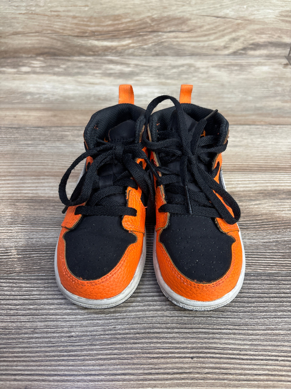 Air Jordan 1 Mid TD 'Black Cone' Sneakers sz 8c*