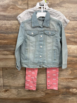 NEW DKNY 3pc Denim Jacket Set Blue sz 4T