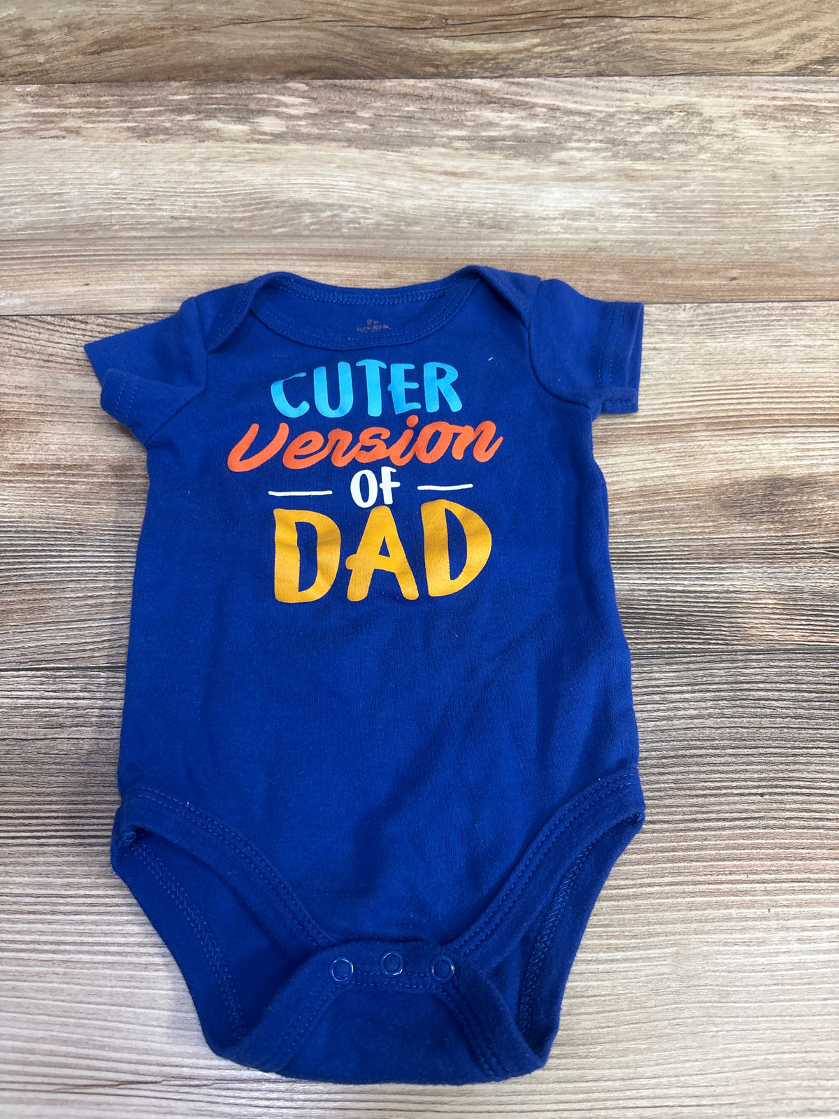 BWA Cuter Version Of Dad Bodysuit Blue sz 9m