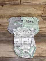 Little & Loved 3pk Bodysuits Green sz 3-6m