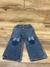 Baby Gap x Disney Minnie Mouse Stride Jeans Blue sz 2T