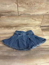Gb Girls Pleated Denim Skirt Blue sz 2T