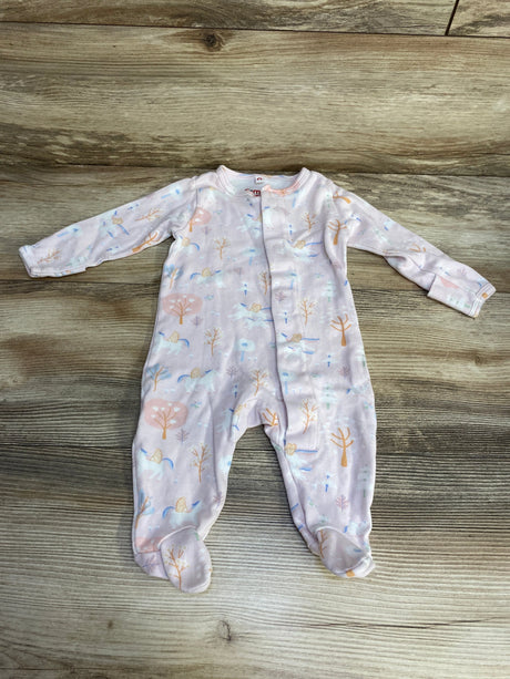E=MC2 Unicorn Magnetic Footie Pink sz 0-3m - Me n Mommy To Be
