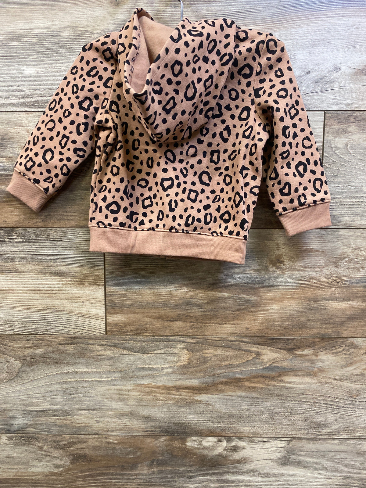 NEW Cat & Jack Full Zip Leopard Jacket Brown sz 18m