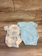 American Hawk 2pk Bodysuits Blue sz 6/9m