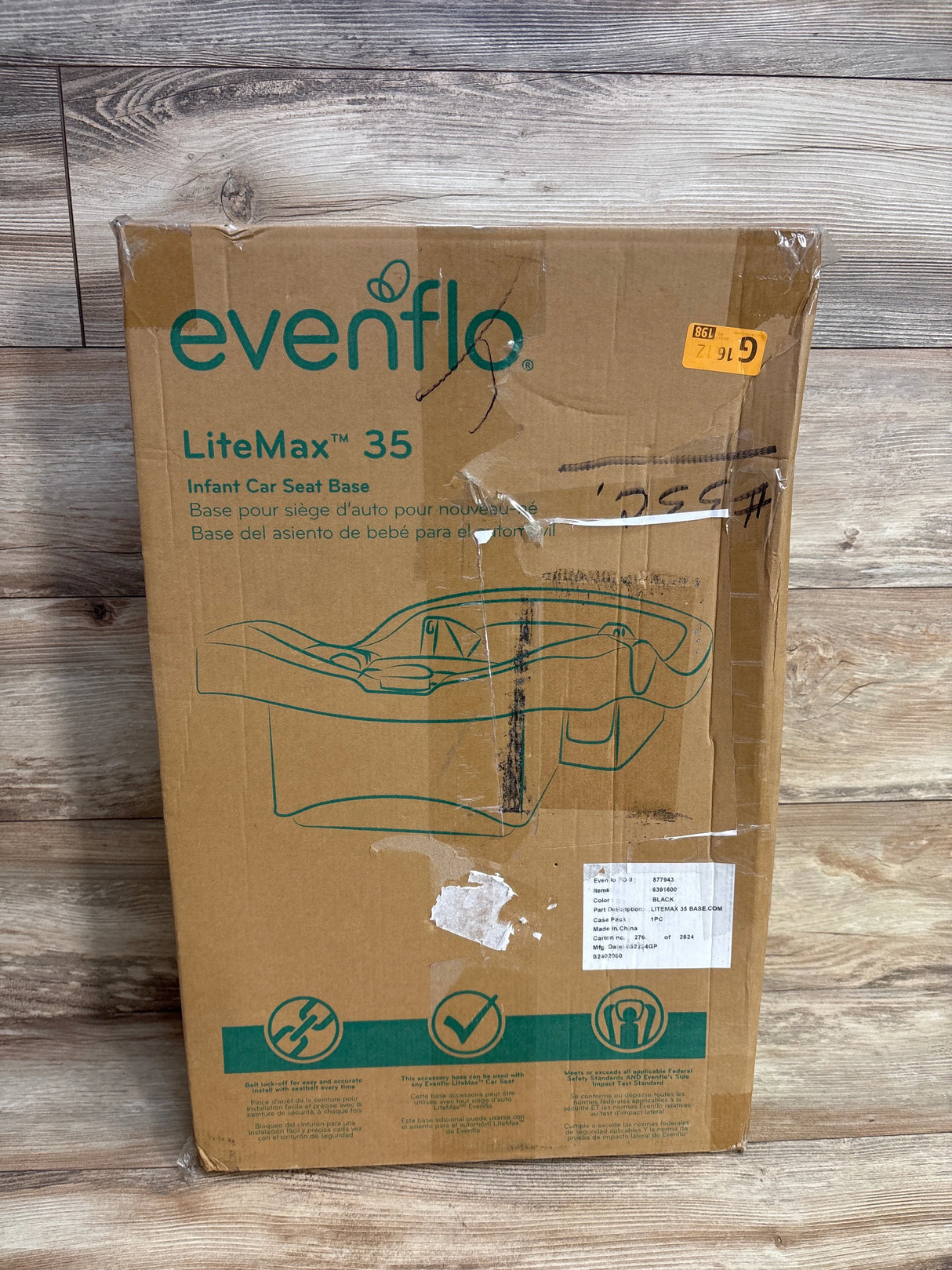 NEW Evenflo LiteMax Infant Car Seat Base