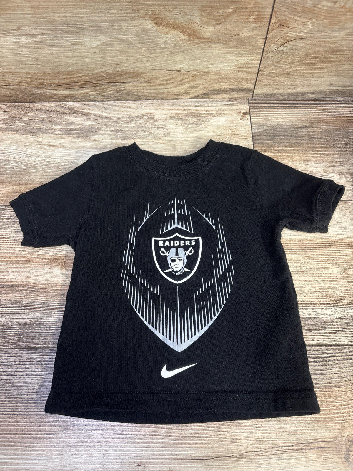 Nike NFL Raiders Short Sleeve Shirt Black sz 2T