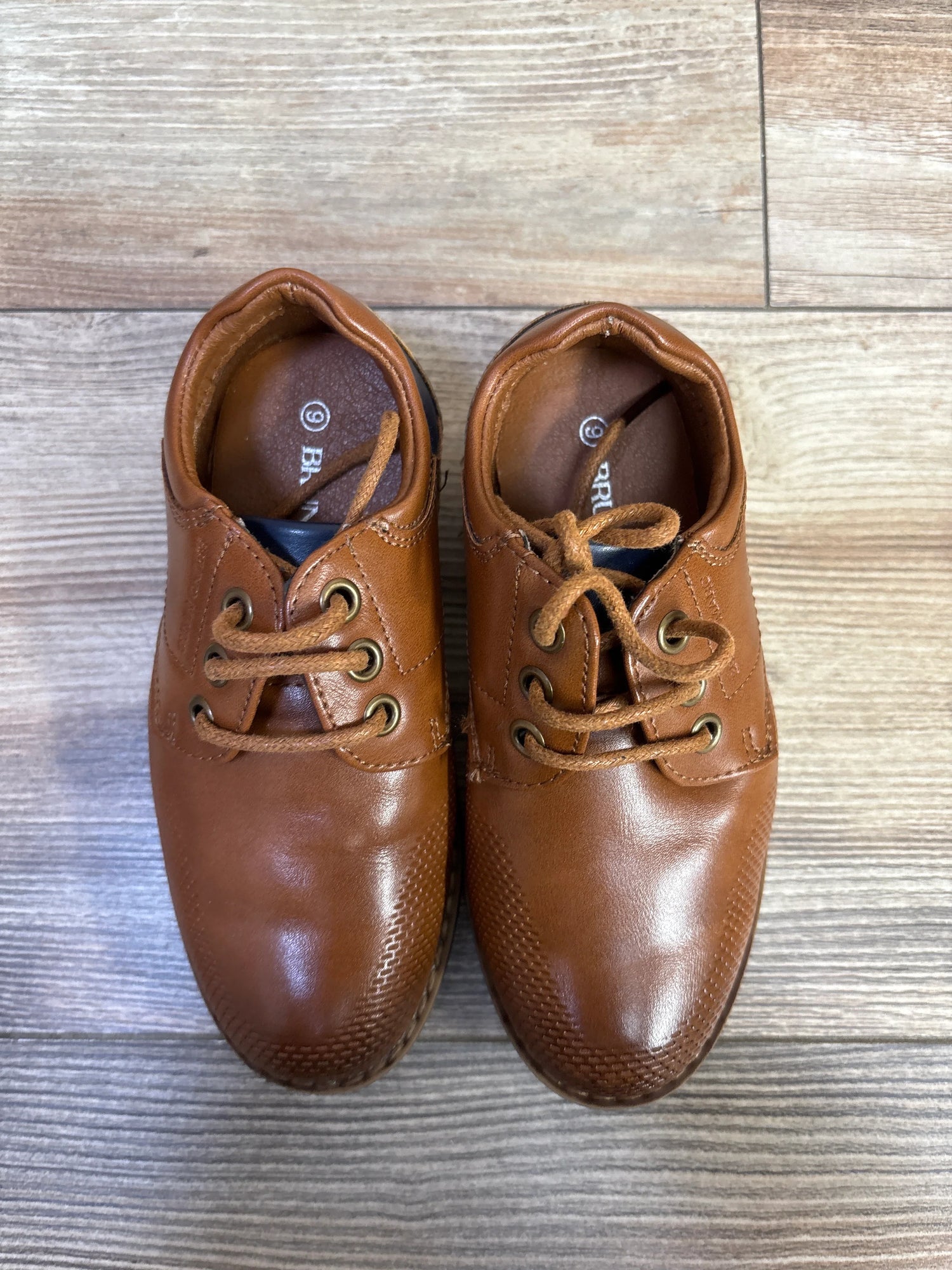 Bruno Marc Casual Oxford Dress Shoes Brown sz 6c
