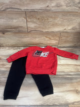 Nike 2pc Pullover Sweatshirt & Joggers Set Red sz 18m