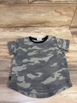 Oliva + Scout Camo Waffle Knit Shirt Green sz 2T
