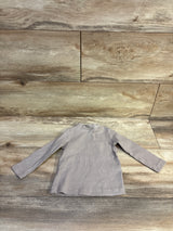Oshkosh Long Sleeve Ribbed Metallic Shirt Tan sz 12m