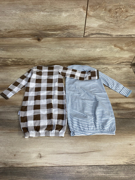Gerber 2pk Gowns sz Newborn - Me n Mommy To Be
