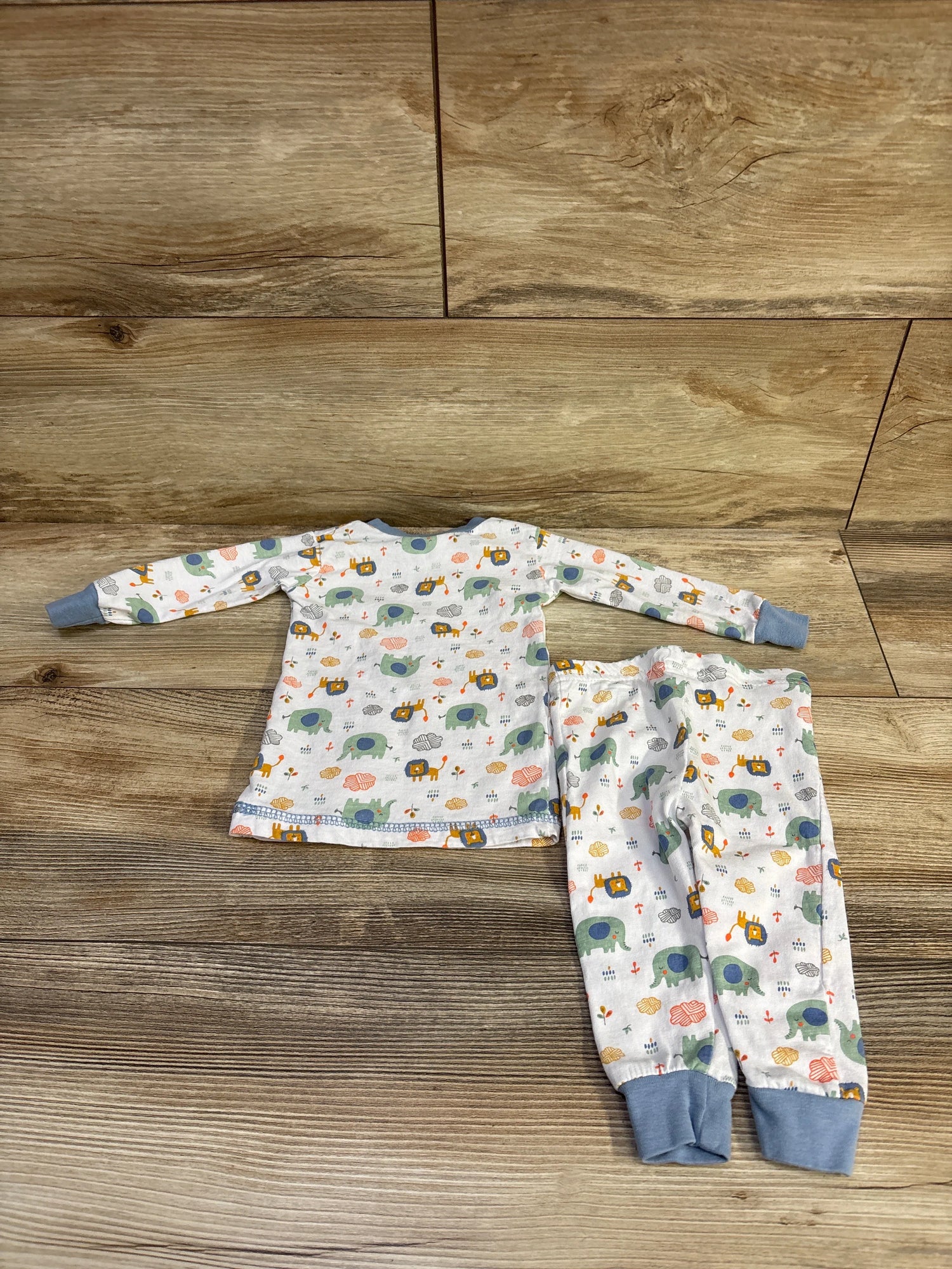 Swiggles 2pc Pajama Set White sz 3/6m