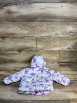 Swiss Tech Puffer Jacket Purple Stars sz 12m
