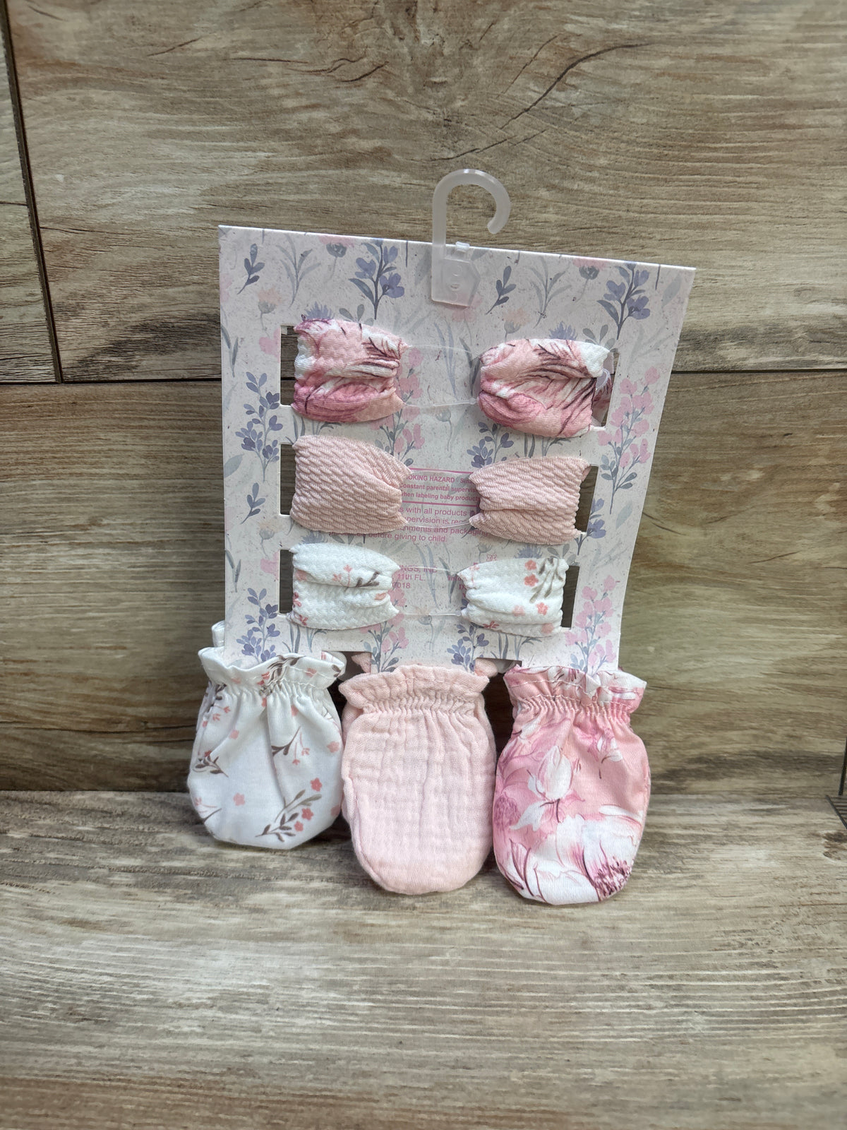 NEW Danbar Global Ava Olivia 6pc Headband and Mittens, Pink