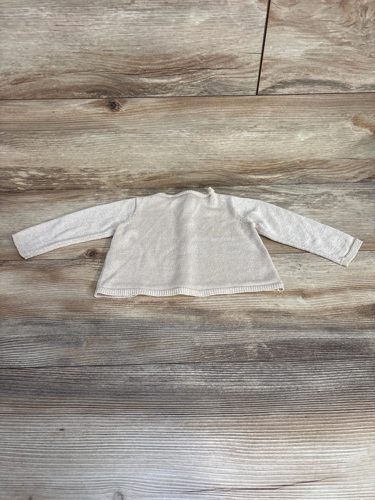 Lili Gaufrette Knit Sweater Gold sz 12m