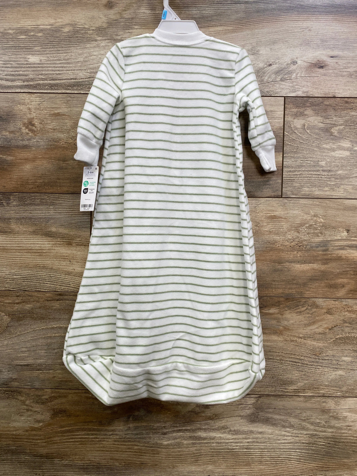 NEW Carter's Fleece Sleep Sack White sz 3-6m