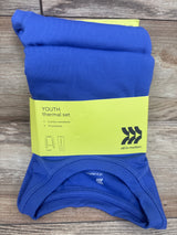 NEW All In Motion 2pc Youth Thermal Set Blue sz S (6-7)