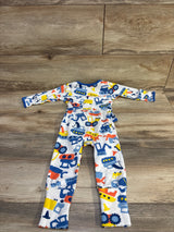 OETEO Easy-To-Wear Convertible Sleeper Romper White sz 6-12m