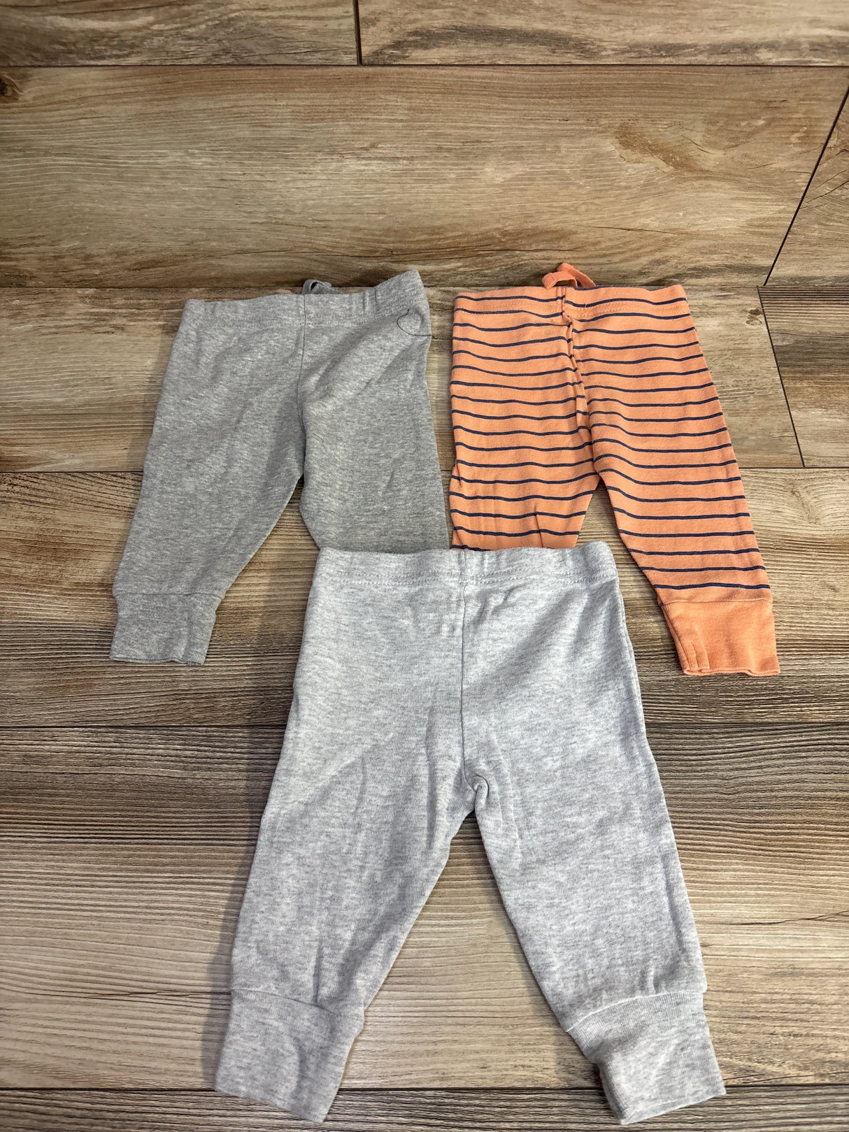 Koala Baby 3pk Pull On Pants Grey sz 3-6m