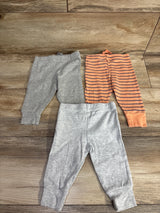 Koala Baby 3pk Pull On Pants Grey sz 3-6m