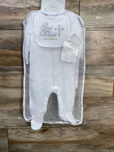 NEW Superstar Baby 5pc Luxe Christening Gift Set White sz 6m