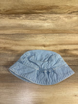 Embroidered Denim Bucket Hat Blue sz 0/3m