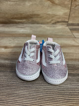 NEW Vans Old Skool Crib Shoes Pink Glitter sz 1c