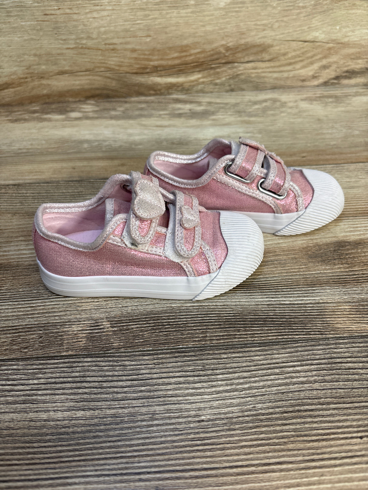 Harper Canyon Marie Metallic Sneakers Pink sz 6c