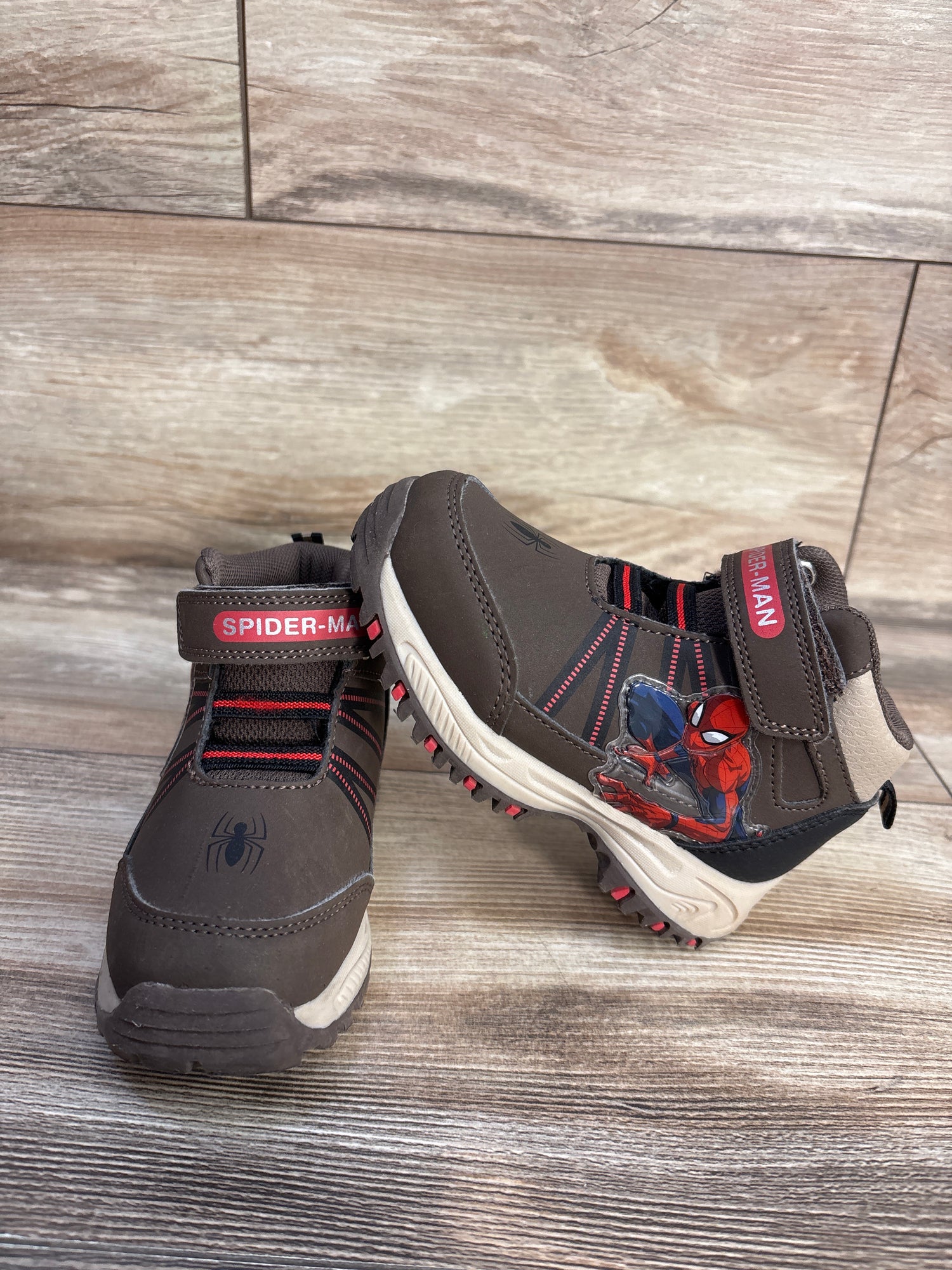 Marvel Spider-Man Casual Boots in Brown sz 8c