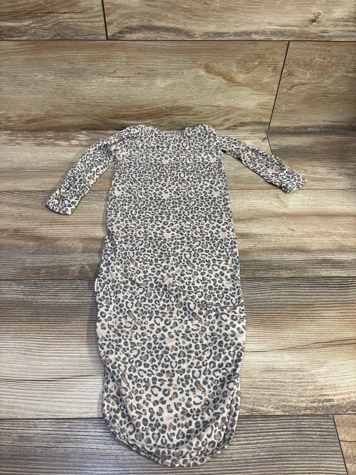 Huggies Leopard Print Viscose Sleep Gown Tan sz 3m