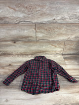 Carter's Plaid Button Up Shirt Red sz 3T