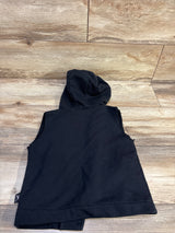 Nununu Hooded Diagonal Vest Black sz 4-5T