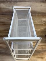 IKEA JONAXEL Metal Storage Baskets, White 4-Teir