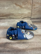 Robeez Robot Soft Sole Shoes Navy sz 4c