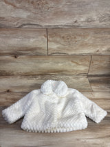 Cat & Jack Faux Fur Jacket Cream sz 6-9m