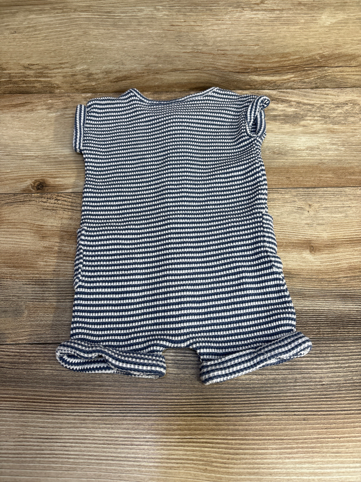 Disney Baby Striped Mickey Mouse Romper Blue sz 3-6m