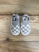 BMCITYBM Mesh First Walkers Shoes Grey Checkered Sz 4c/5c