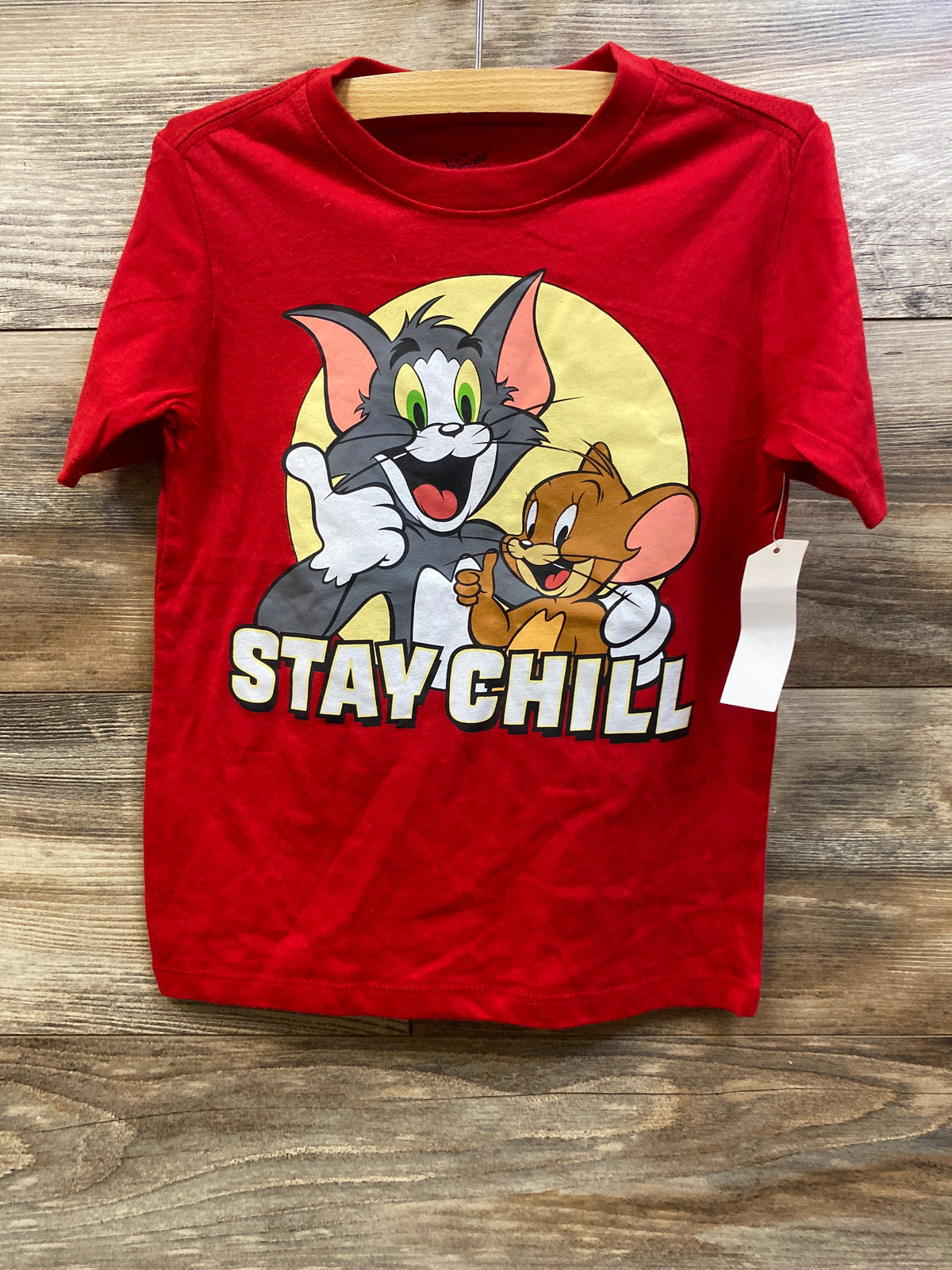 NEW Tom & Jerry Shirt Red sz 4-5T