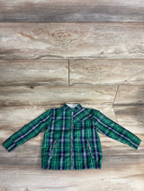Fore Alex & Hudson Tartan Plaid Full Zip Jacket Green sz 2T