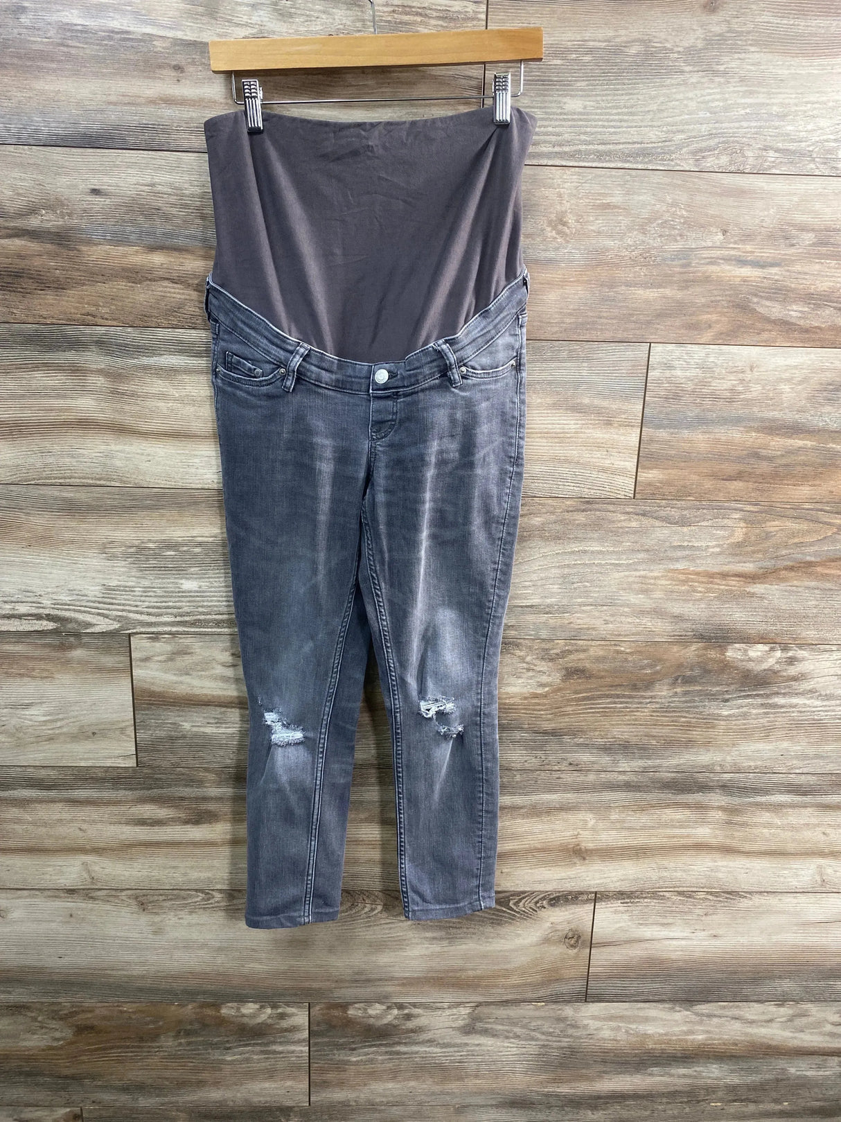 H&M Mama Ankle Length Skinny Jeans Grey sz Small