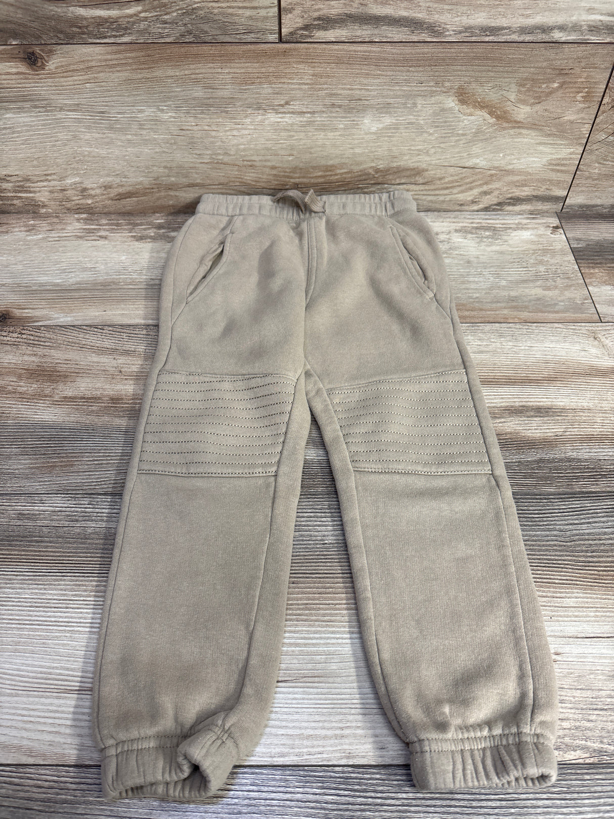 H&M Moto Joggers Tan sz 5/6