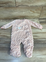 Kyle & Deena Minky Dot Sleeper Pink sz 0-3m