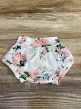 Floral Bloomers White sz 0-3m