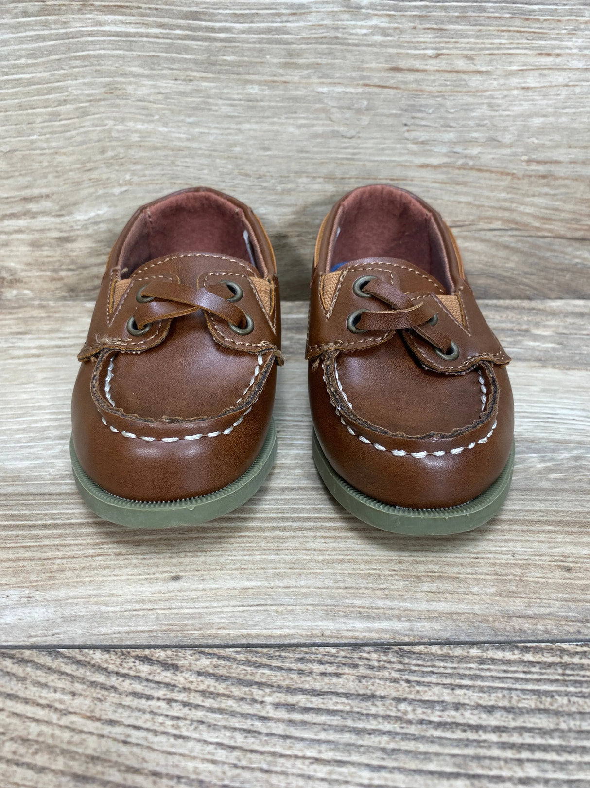 Carter's Bauk Loafers Boat Shoes Brown Sz 6c